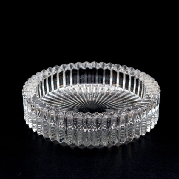 Glass Ashtray Diamond Cut Design