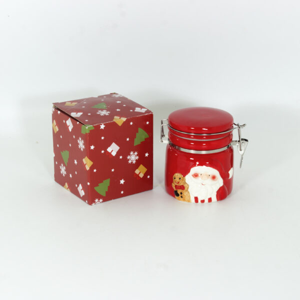 Christmas Ceramic Canister - Image 2