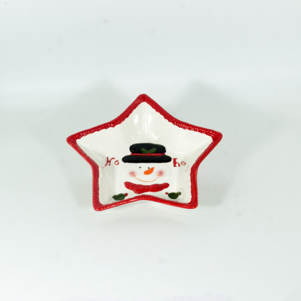 Christmas Ceramic Dish Star