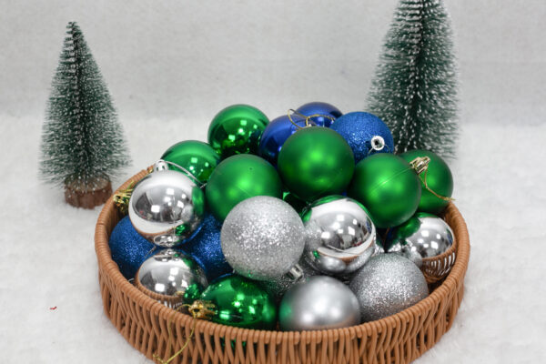 Green Christmas Baubles