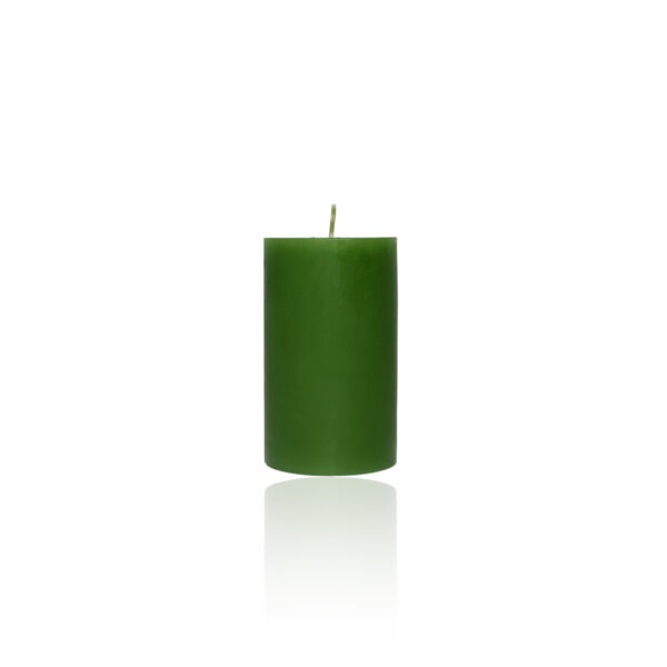 Green - Candle Round Pillar