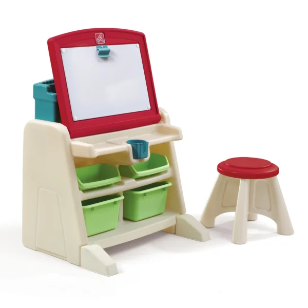 Flip & Doodle Toddler Easel and Kid Art and Craft Desk