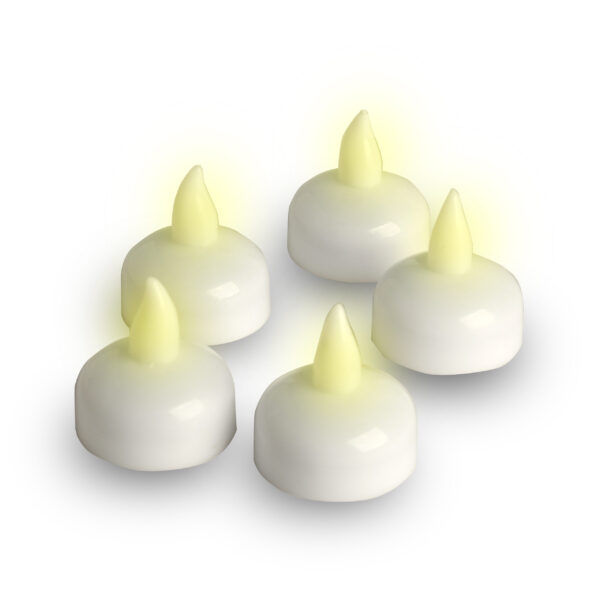 Battery LED Candle - Water - 5 Pieces Pack