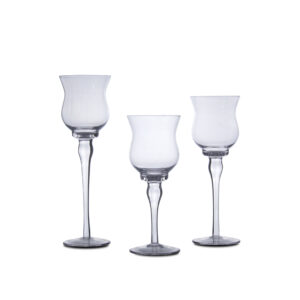 Set Of 3 Candle Holder - Bell