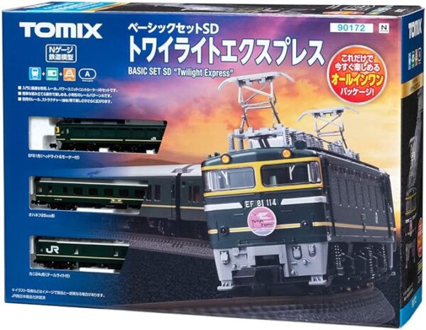 TOMIX N Gauge Basic Set SD Twilight Express 90172 Railway Model Introductory Set