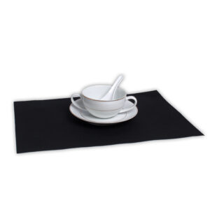 Plain Table Mat - Black