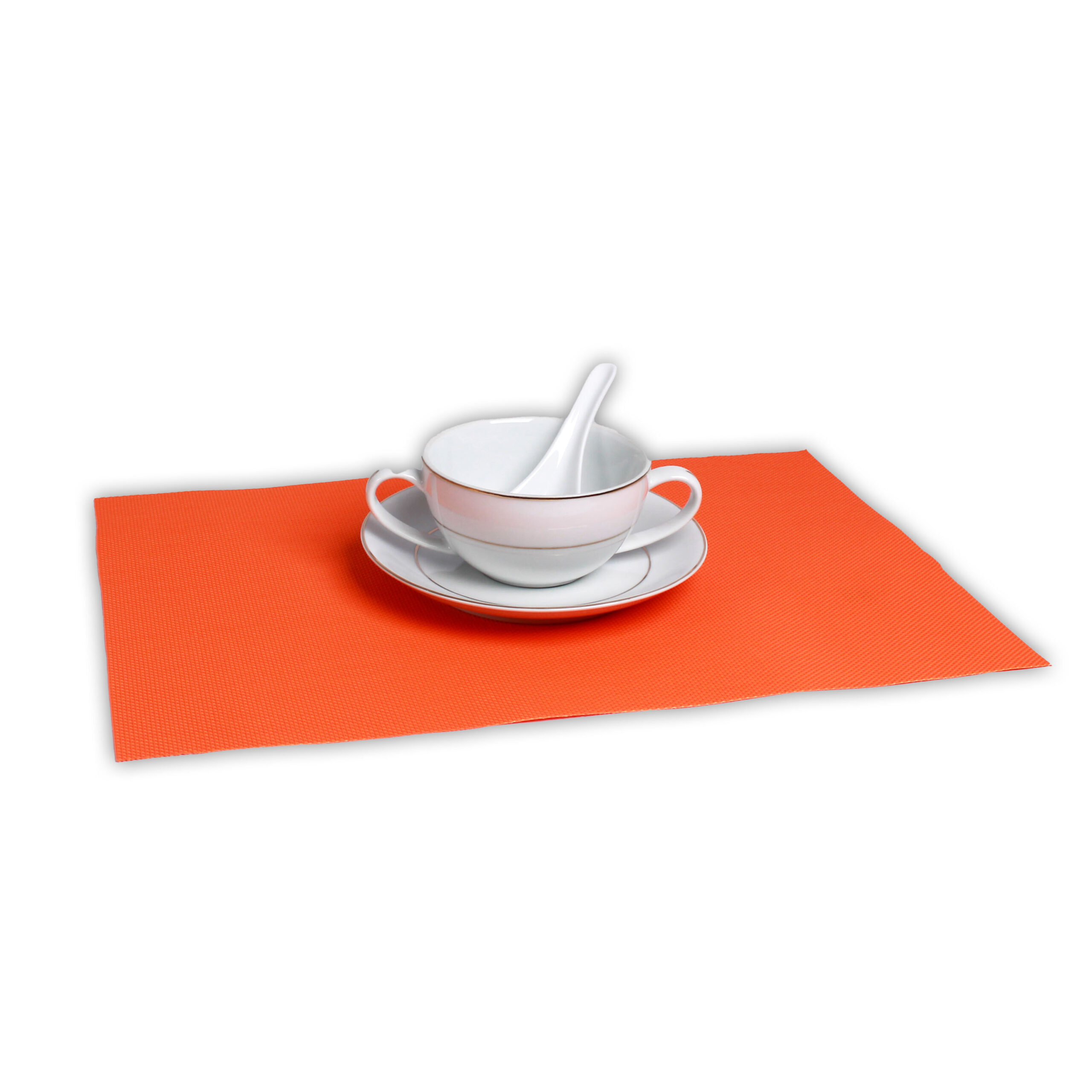 Plain Table Mat - Orange