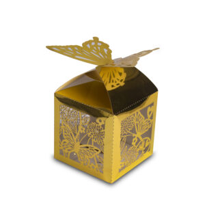 Cake Box Butterfly - Gold