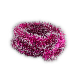2 Meters Christmas Streamers Two Tone - Pink