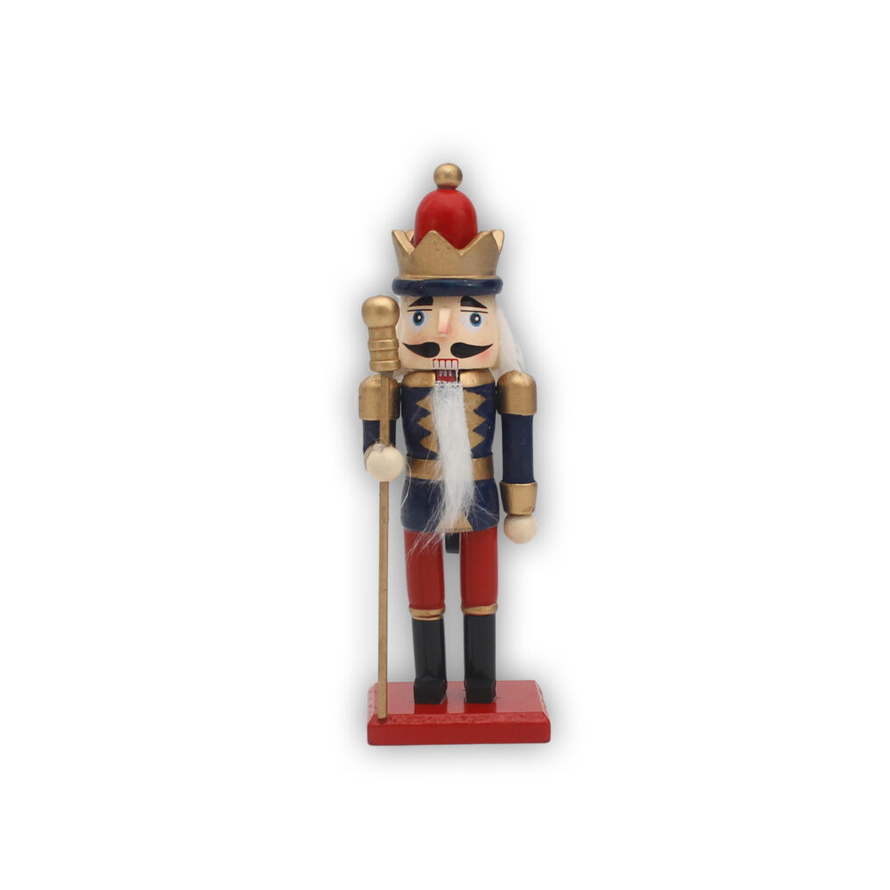 Wooden Nutcracker 16cm Small - Design 04