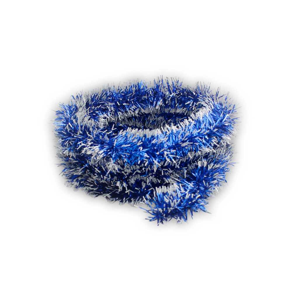 2 Meters Christmas Streamers Two Tone - Blue