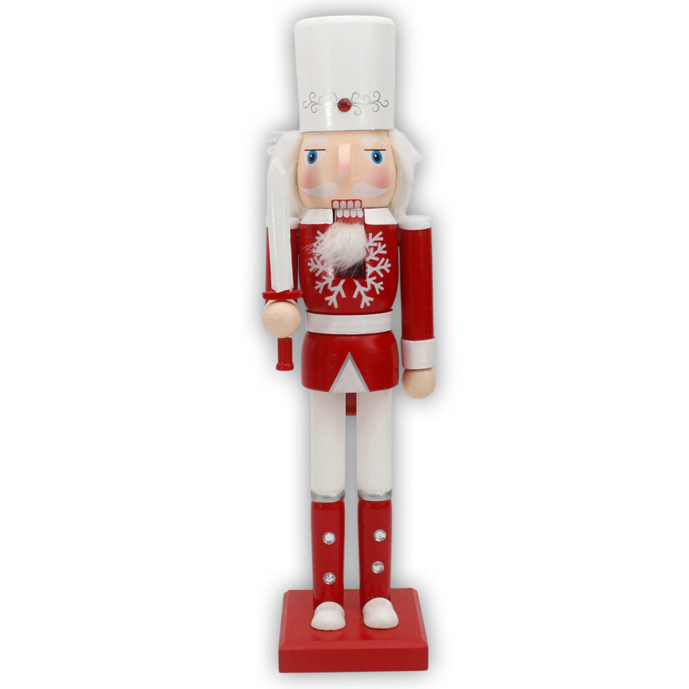 Wooden Nutcracker 38cm Small - Design 03