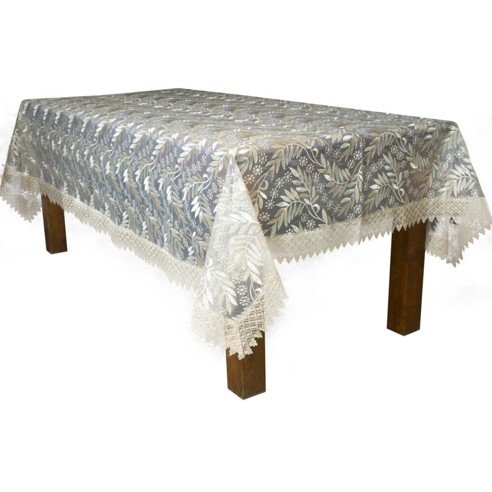 Table Cloth Leaf - Beige