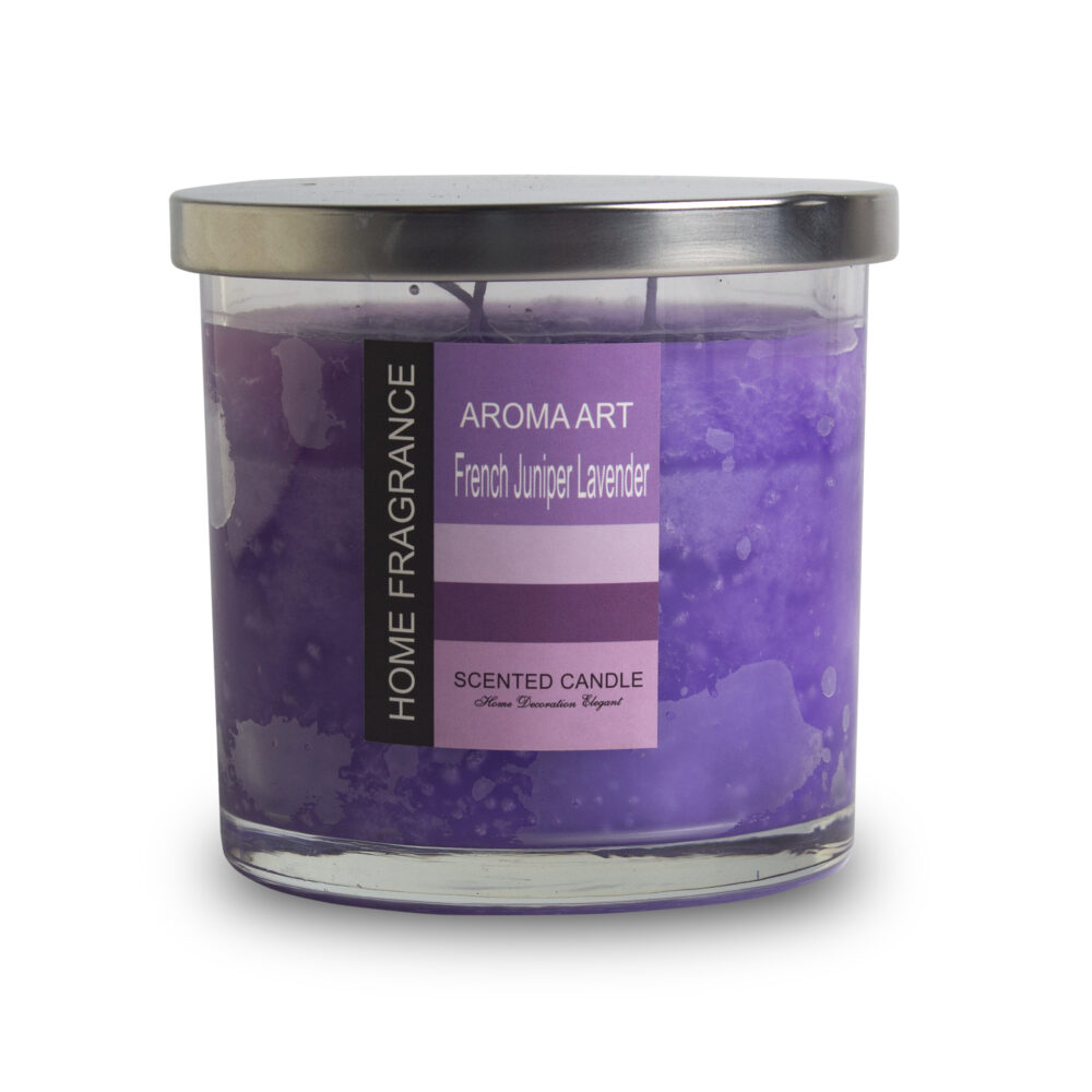Aroma Candle Cup Medium - French Juniper Lavender