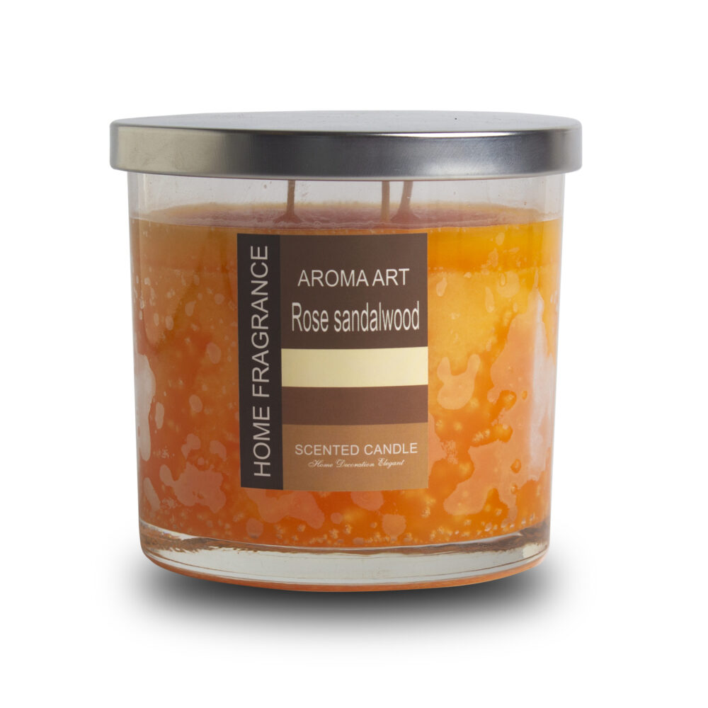 Aroma Candle Cup Medium - Rose Sandalwood