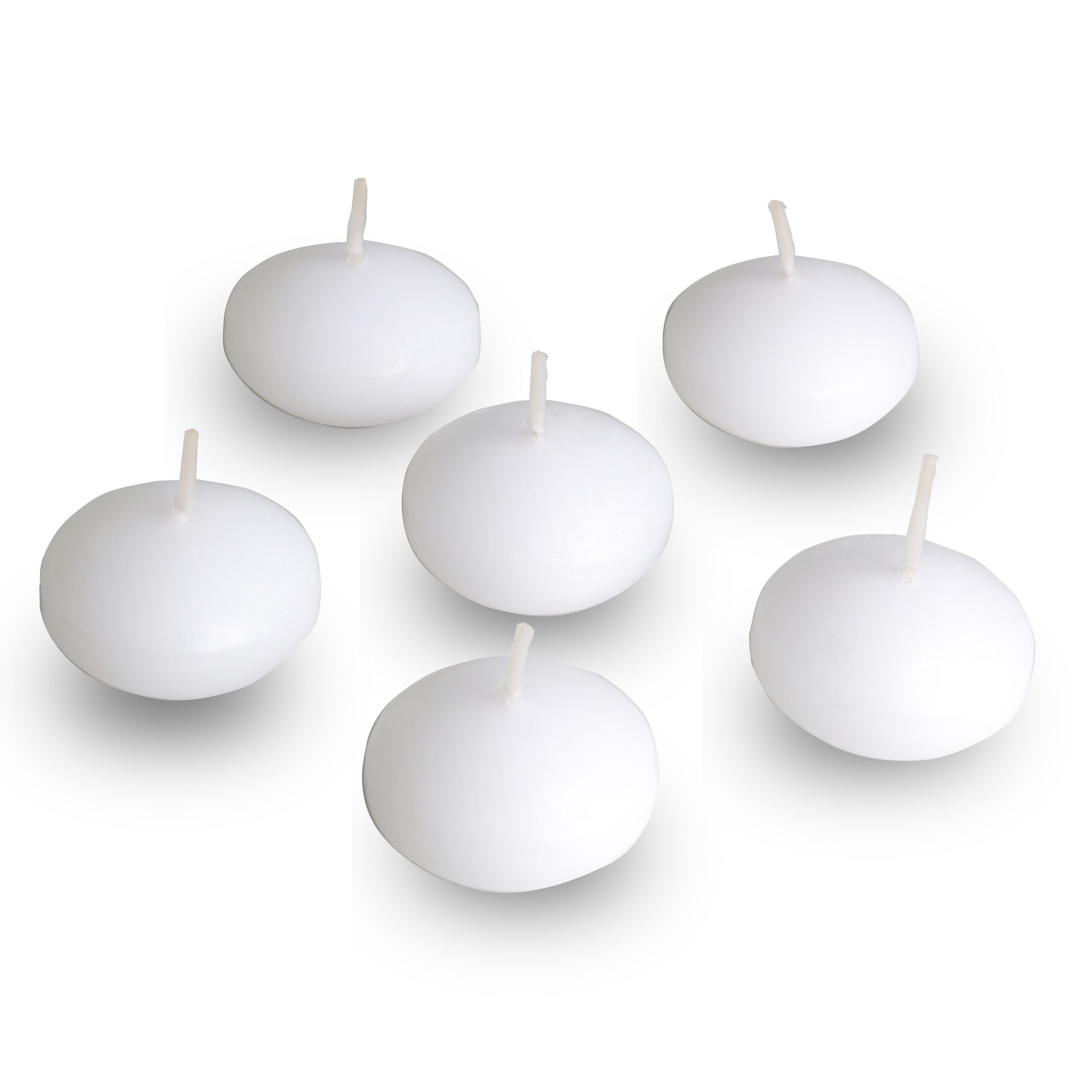 Floating Candle 6 Pieces Pack - White - Image 2