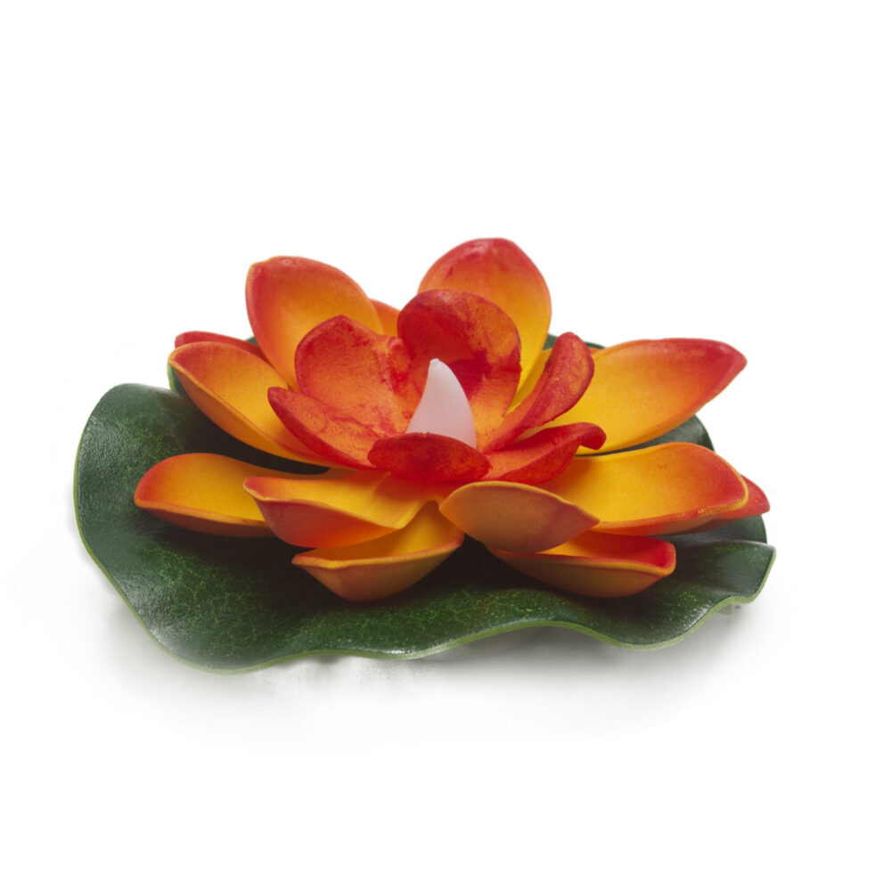Lotus Flower Battery - Water - Orange