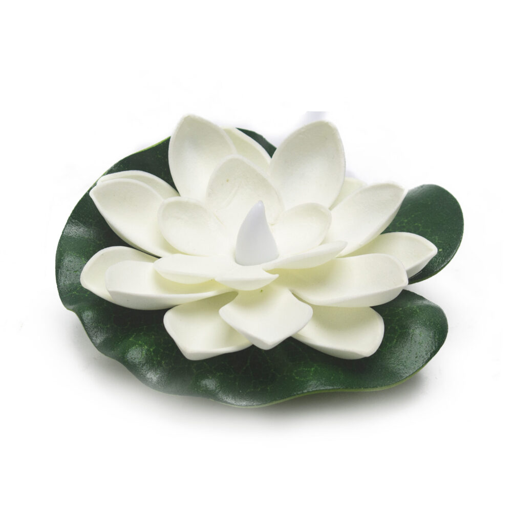Lotus Flower Battery - Water - White