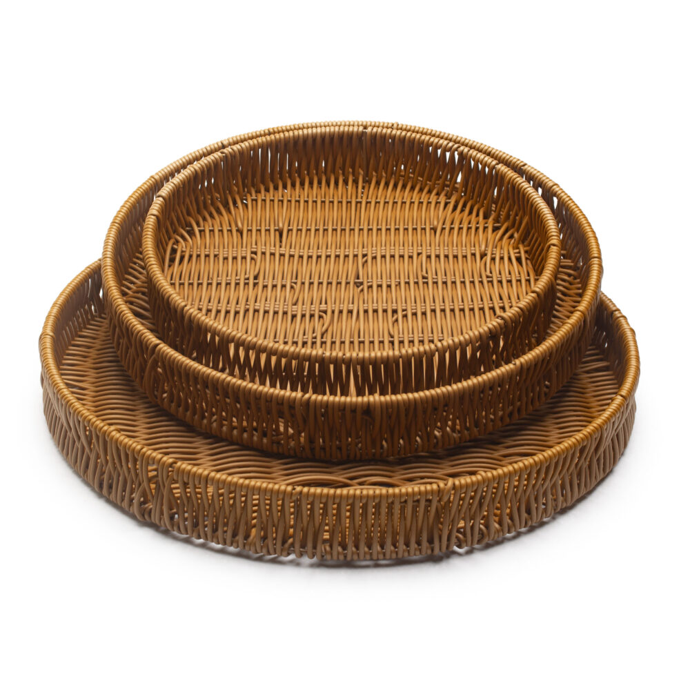 Plastic Cane Tray Round