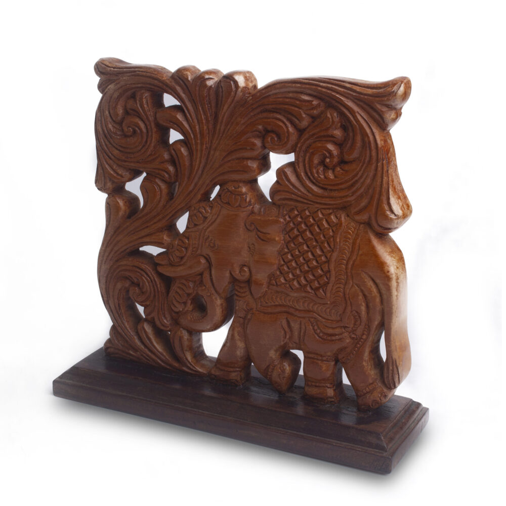 Ornament Wooden Carving Stand 05