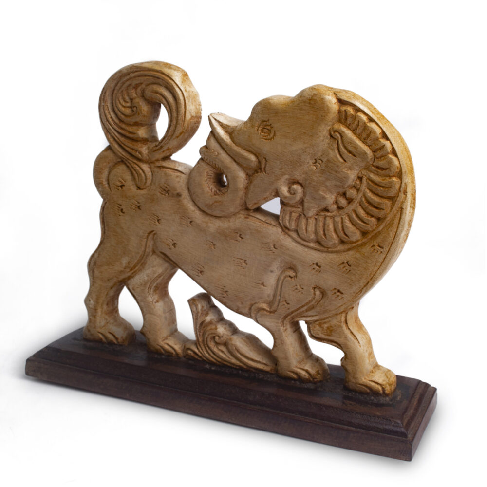 Ornament Wooden Carving Stand