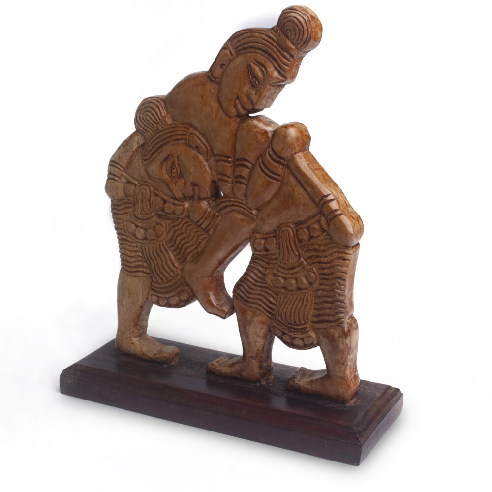 Ornament Wooden Carving Stand 04