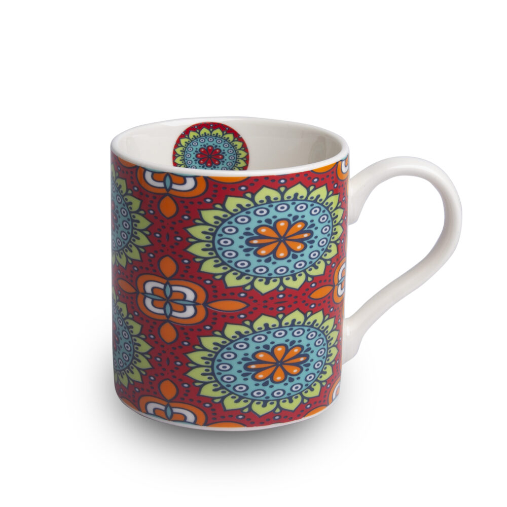 Ceramic Mug Batik Printed - Design 03
