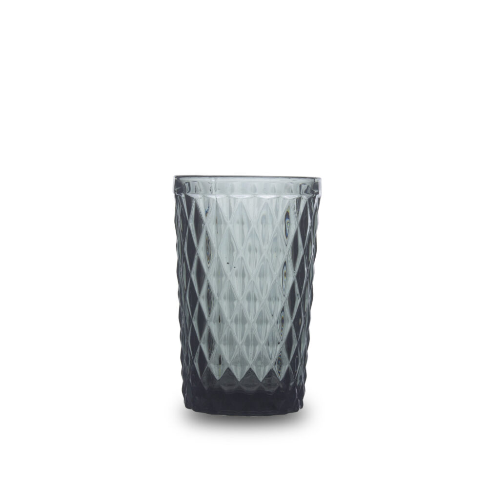 Drinking Glass - Coloured Black