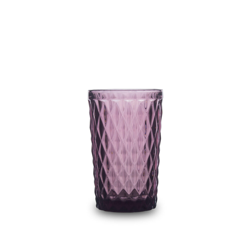 Drinking Glass - Coloured Red