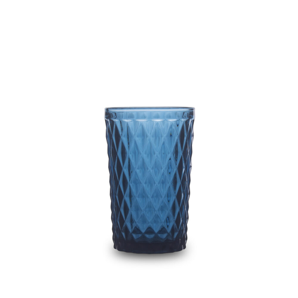 Drinking Glass - Coloured Blue