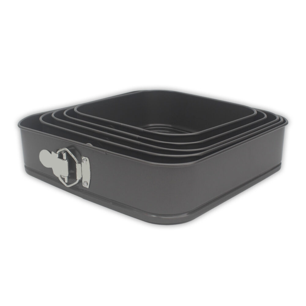 Metal Square Cake Trays 5 Pieces Set - Special Promotion