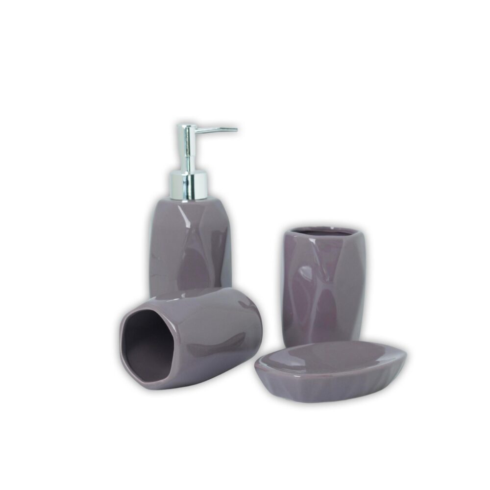 Bathroom Set Plain - Purple