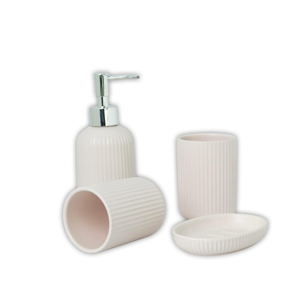 Bathroom Set Line - Pink