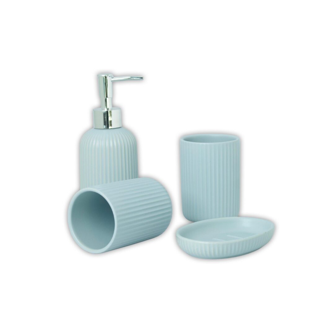 Bathroom Set Line - Blue
