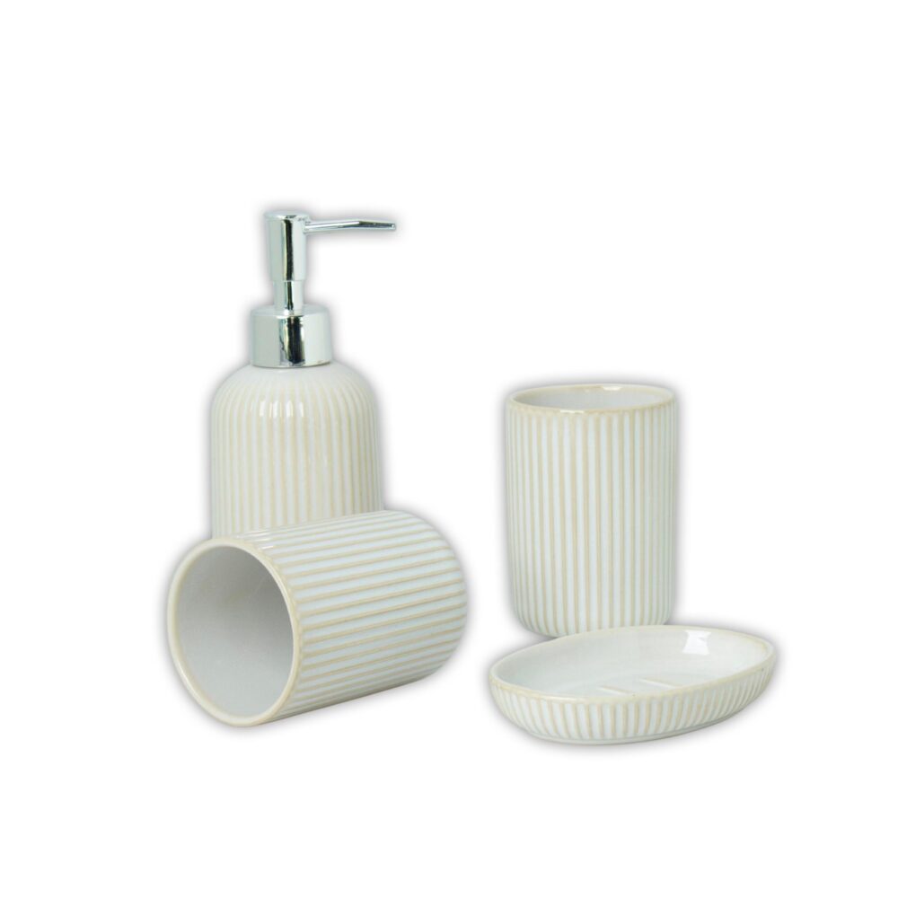 Bathroom Set Line - White