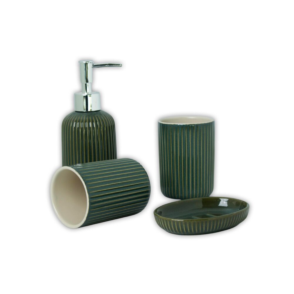 Bathroom Set Line - Green