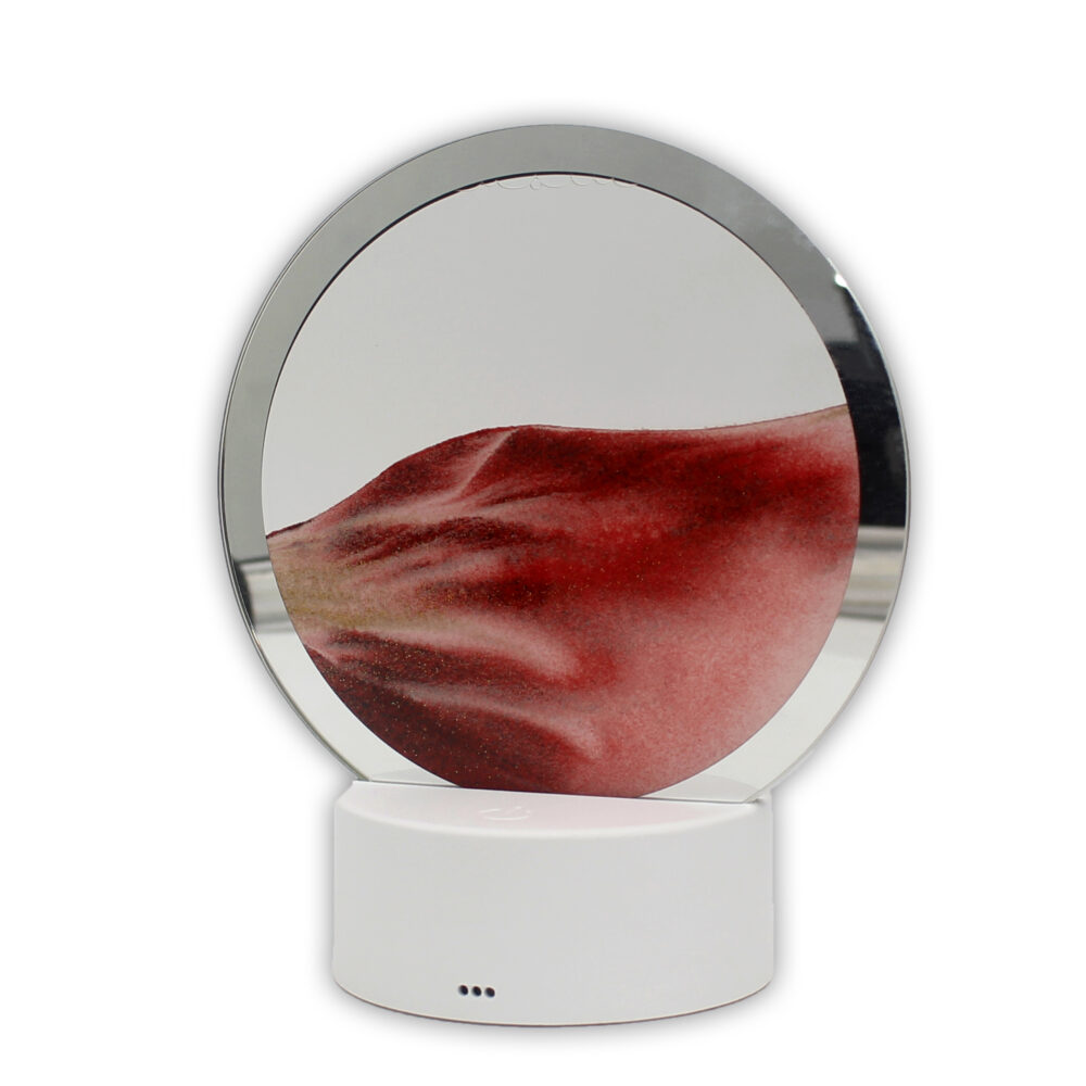 Moving Sand Art Frame Ornament LED - Red