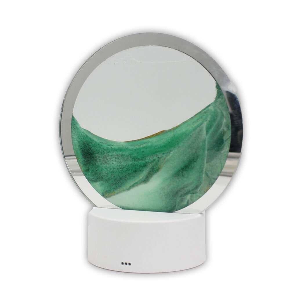 Moving Sand Art Frame Ornament LED - Green