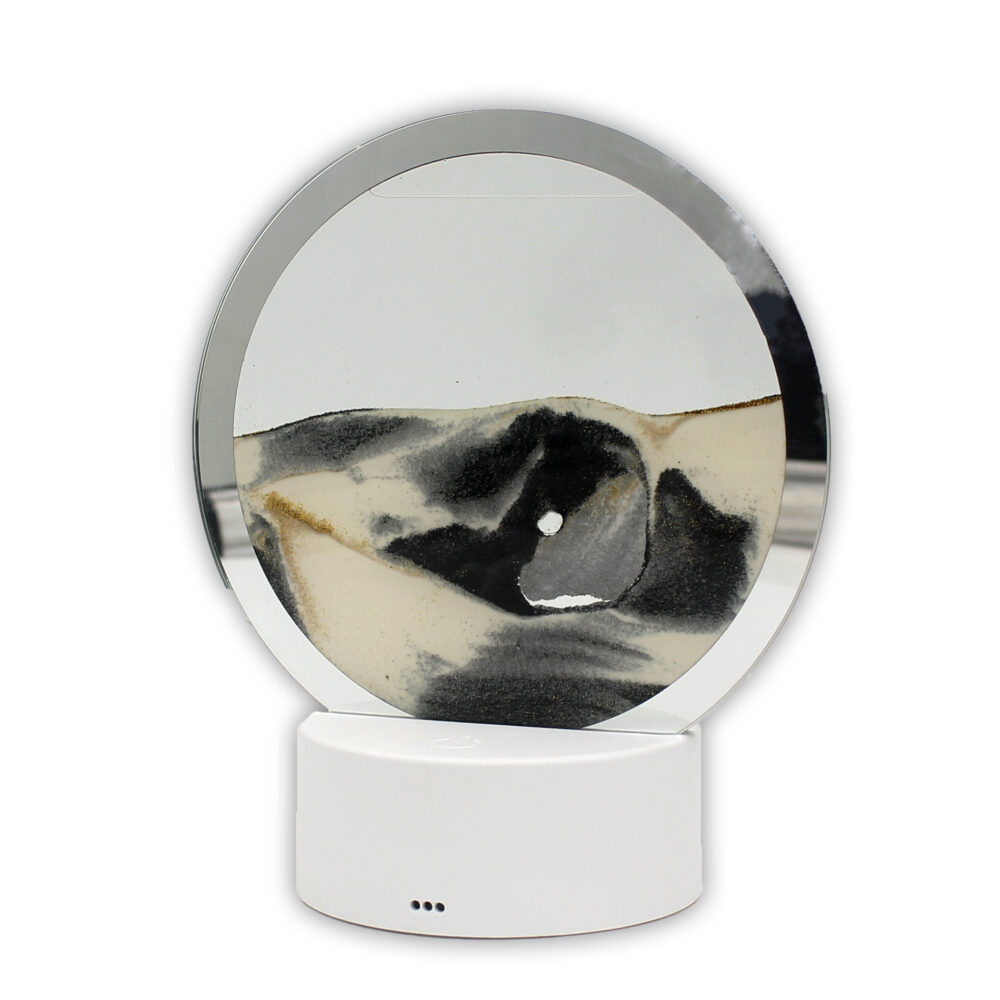 Moving Sand Art Frame Ornament LED - Black