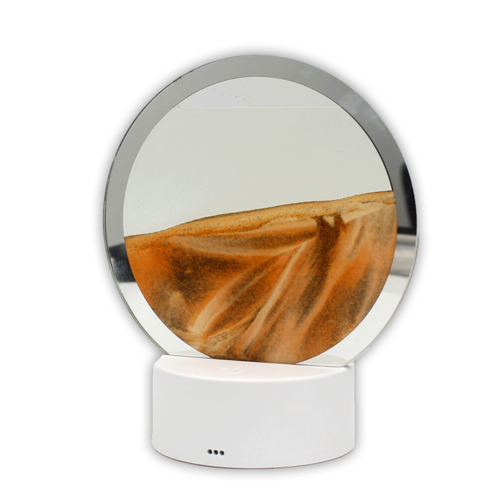 Moving Sand Art Frame Ornament LED - Orange