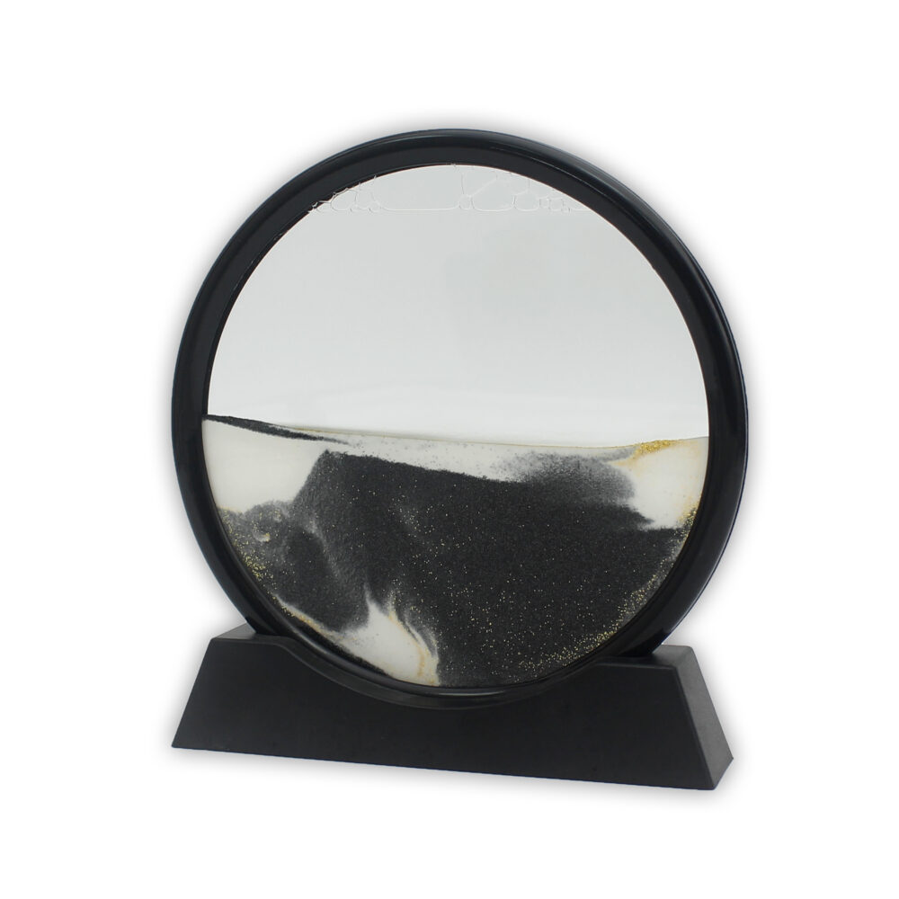 Moving Sand Art Frame Ornament - Black