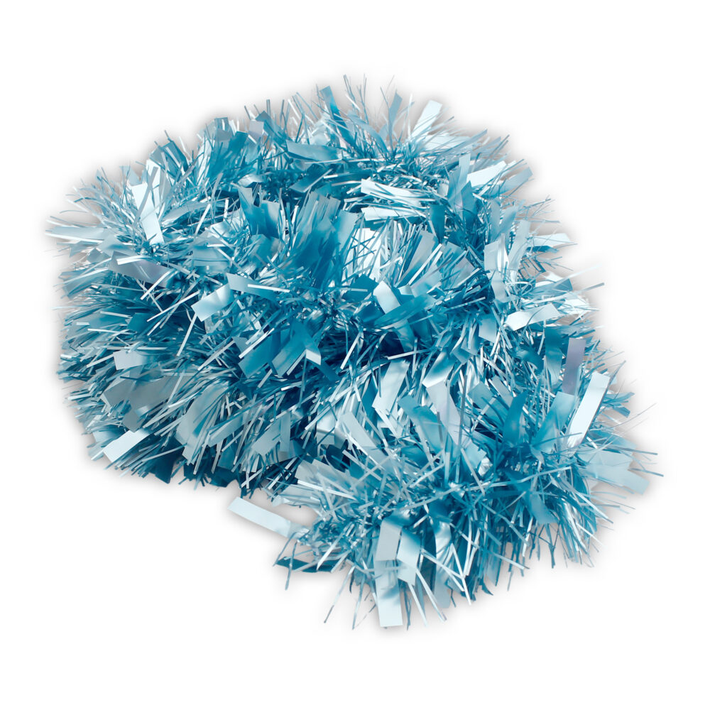 2 Meters Christmas Streamers Paper - Blue