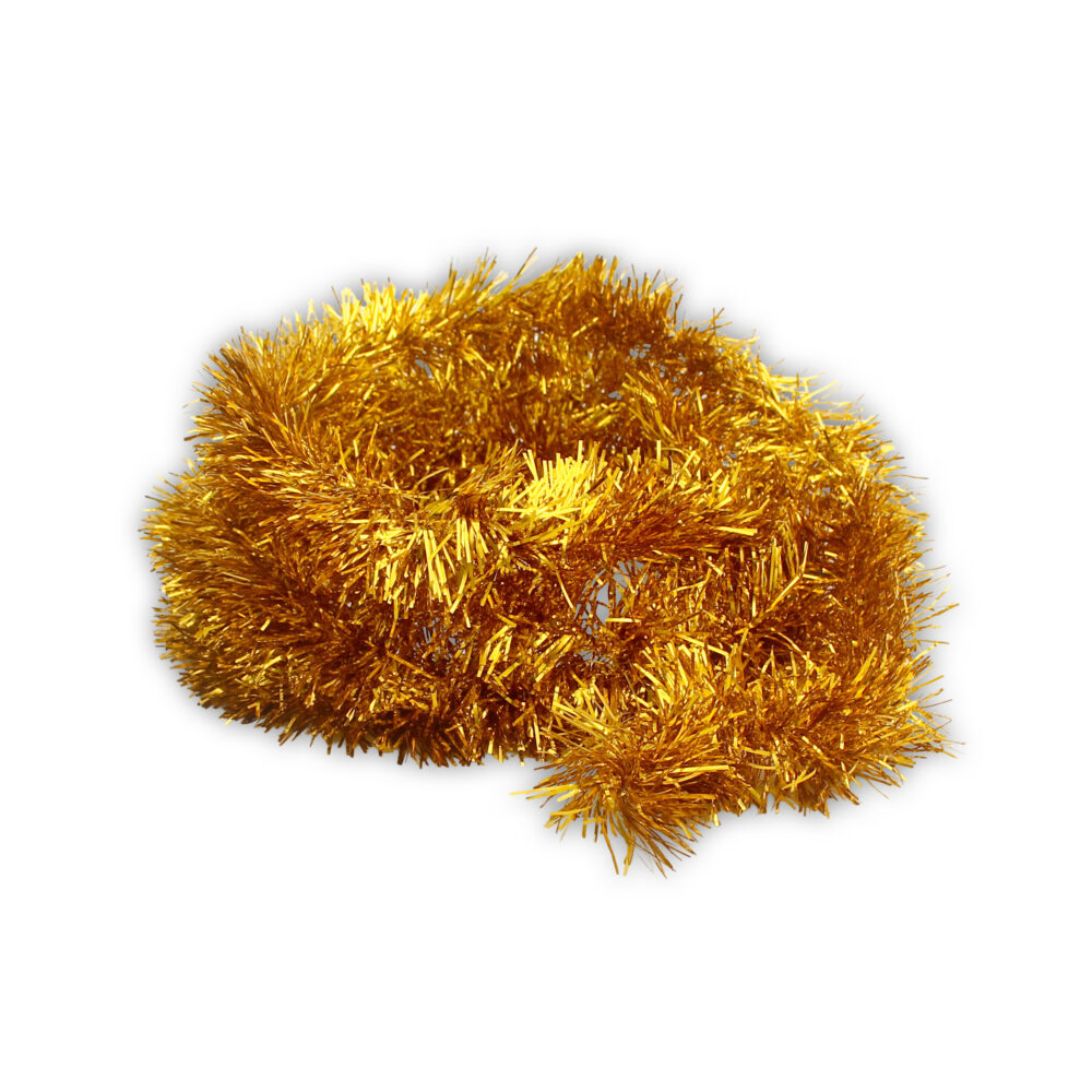 2 Meters Christmas Streamers - Gold