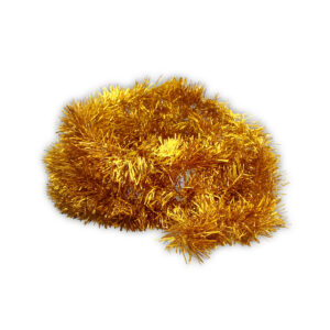 2 Meters Christmas Streamers - Gold