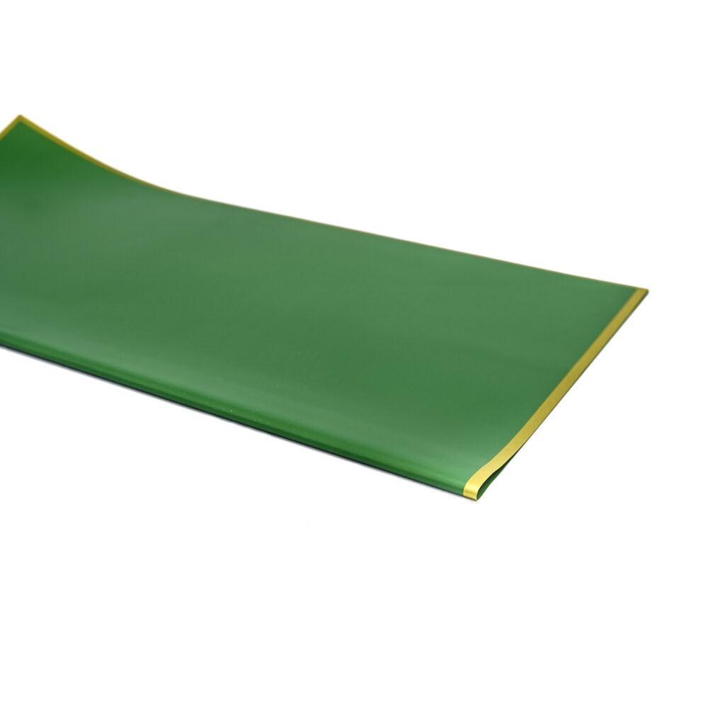 Wrapping with Gold Border - Green