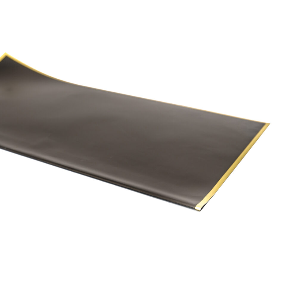 Wrapping with Gold Border - Black