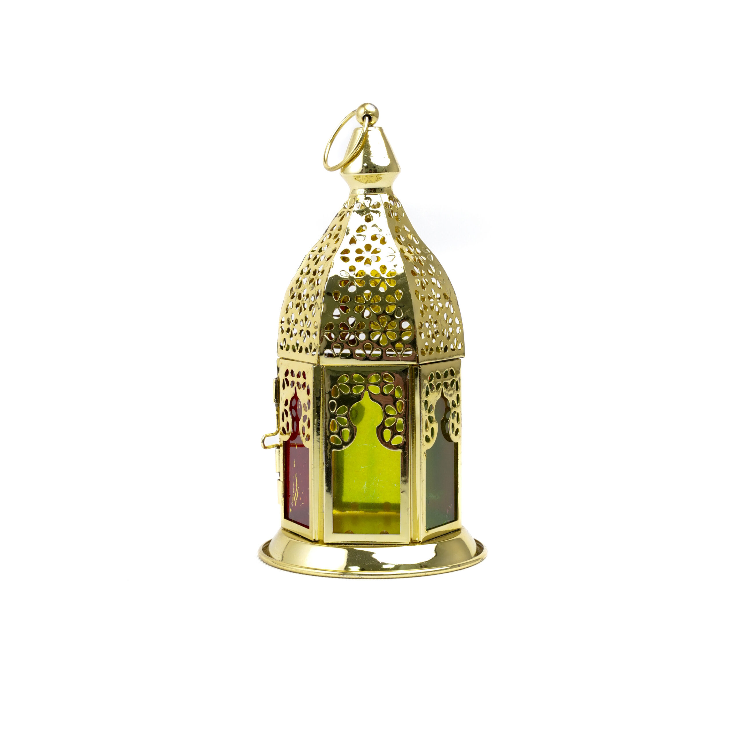 Table Lantern Small With Gold Frame