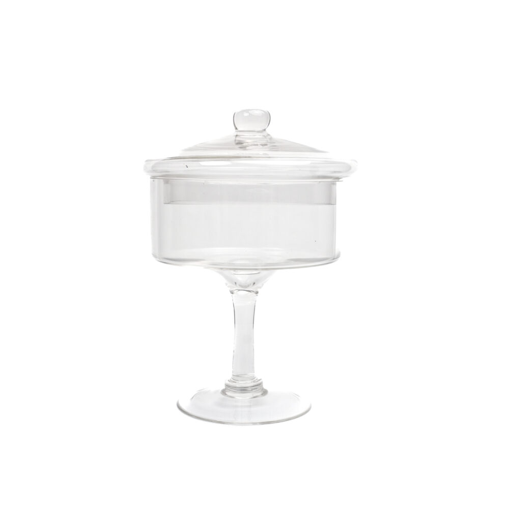 Glass Sweet Cup With Stand - Small