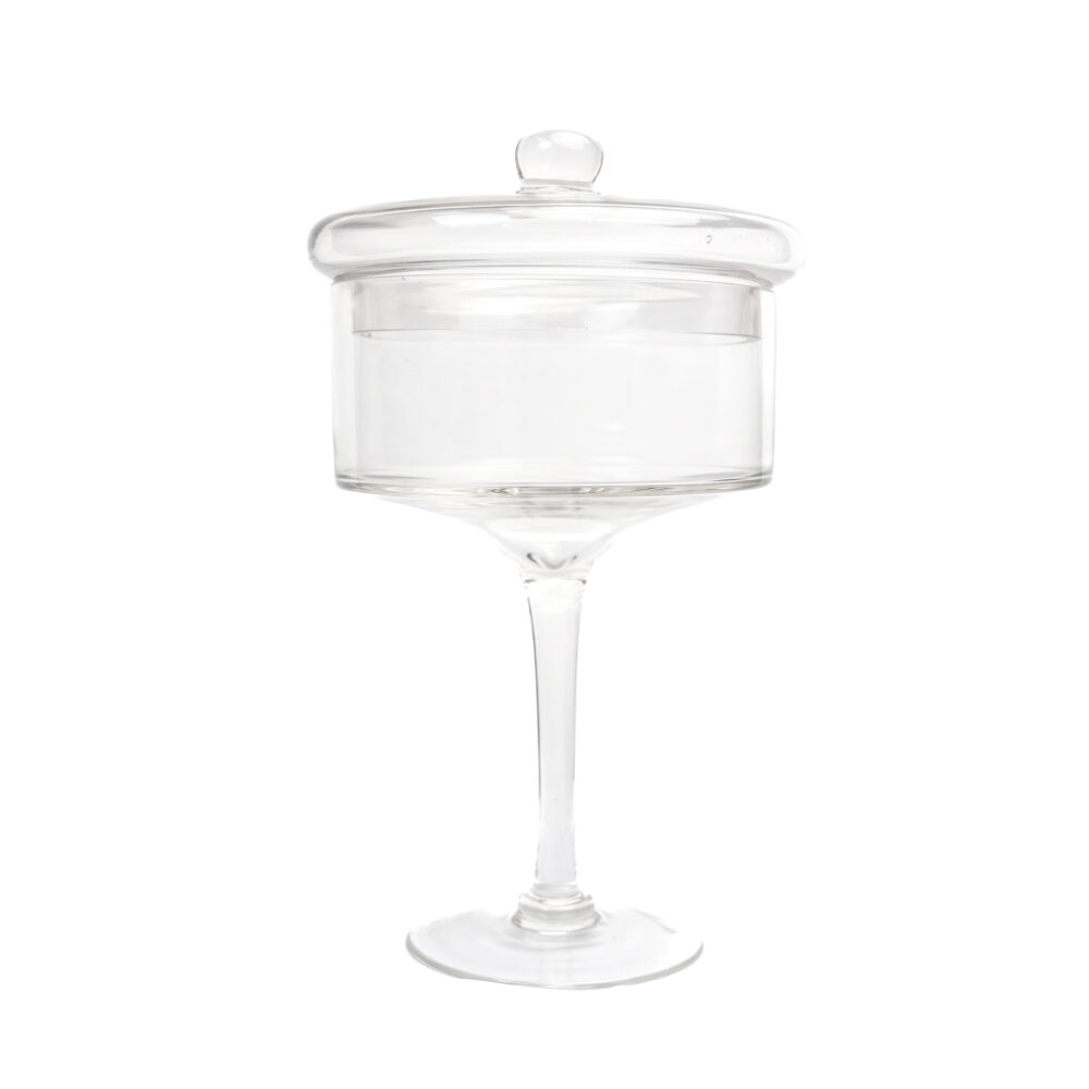Glass Sweet Cup With Stand - Medium