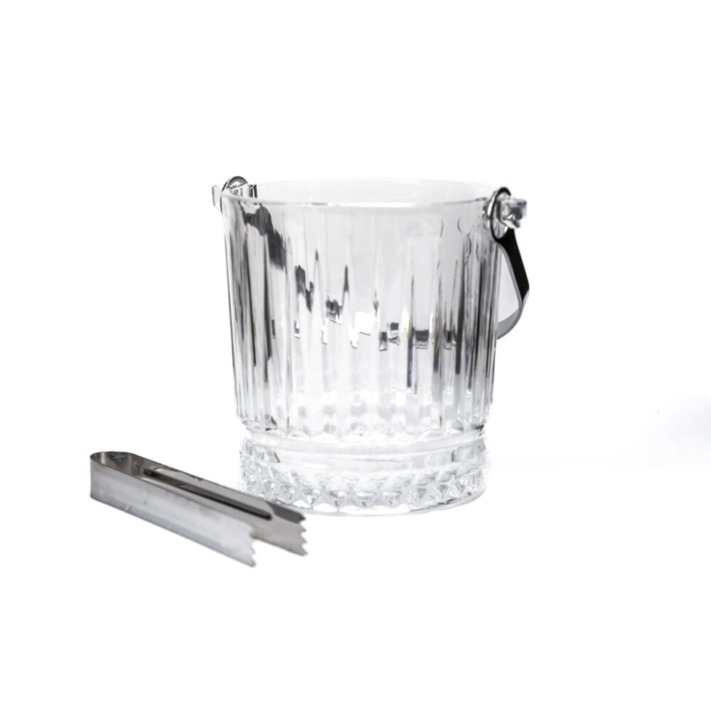 Ice Basket With Stainless Steel Tounge - Design 05